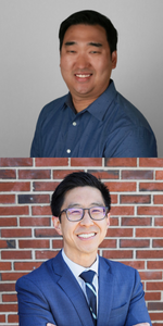 Headshots of Albert Kim and Jin-Soo Huh